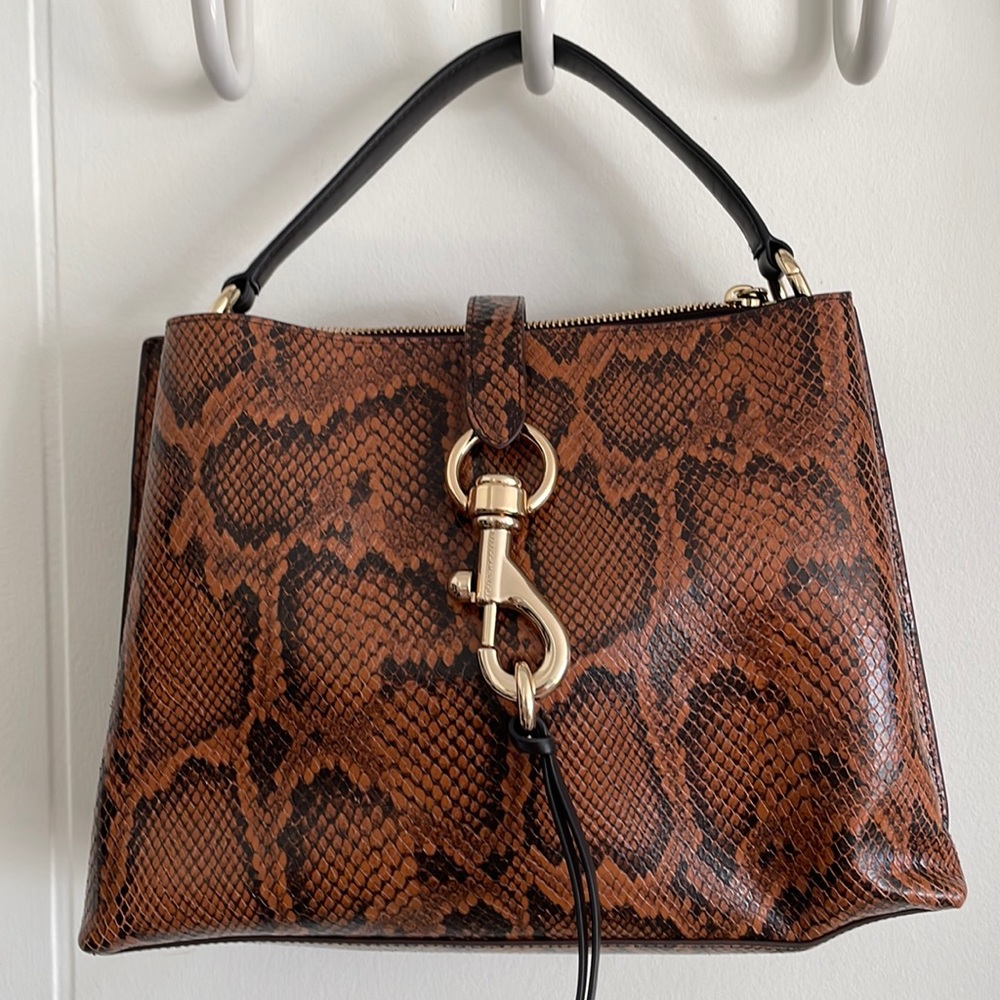 Never Worn Rebecca Minkoff Snake skin Purse